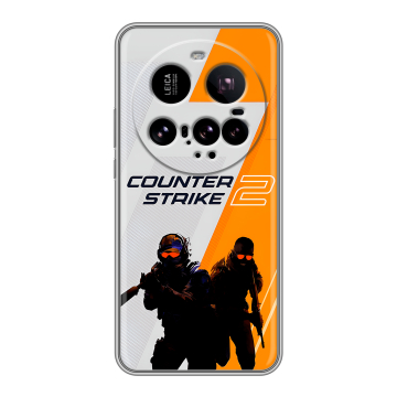 Силиконовый чехол на Xiaomi 15 Ultra с принтом Counter Strike
