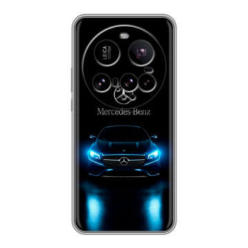 Силиконовый чехол на Xiaomi 15 Ultra с принтом Mercedes Мерседес Силиконовый чехол на Xiaomi 15 Ultra с принтом Mercedes Мерседес