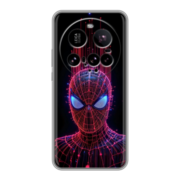 Силиконовый чехол на Xiaomi 15 Ultra с принтом Spiderman Человек паук