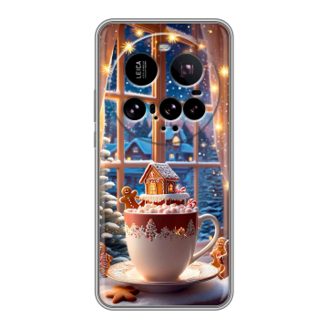 Силиконовый чехол на Xiaomi 15 Ultra с принтом Новый год