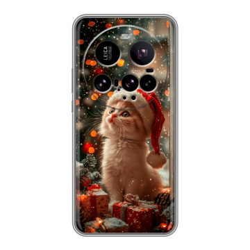 Силиконовый чехол на Xiaomi 15 Ultra с принтом Новый год