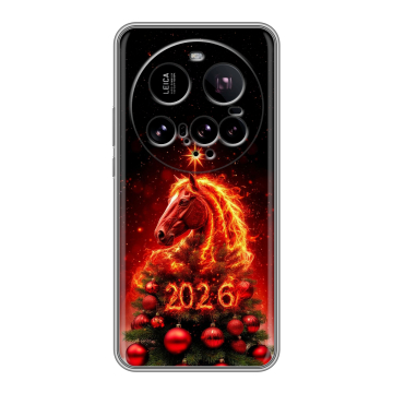 Силиконовый чехол на Xiaomi 15 Ultra с принтом Новый год