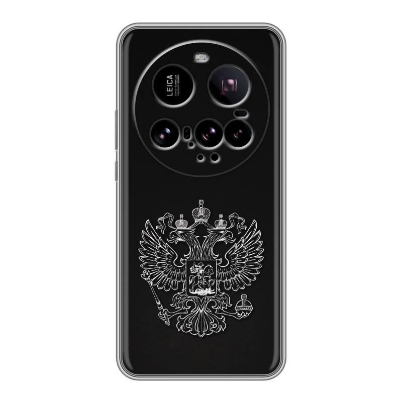 Силиконовый чехол на Xiaomi 15 Ultra с принтом Герб России Силиконовый чехол на Xiaomi 15 Ultra с принтом Герб России