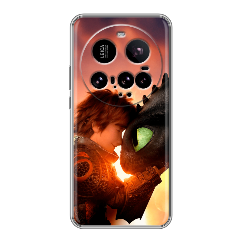 Силиконовый чехол на Xiaomi 15 Ultra с принтом Как приручить дракона Силиконовый чехол на Xiaomi 15 Ultra с принтом Как приручить дракона