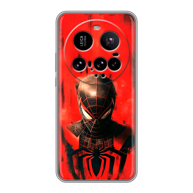 Силиконовый чехол на Xiaomi 15 Ultra с принтом человек паук spiderman Силиконовый чехол на Xiaomi 15 Ultra с принтом человек паук spiderman