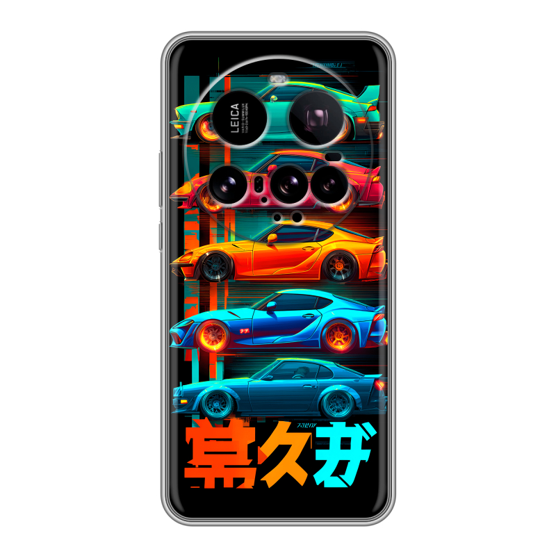 Силиконовый чехол на Xiaomi 15 Ultra с принтом машины тачки Силиконовый чехол на Xiaomi 15 Ultra с принтом машины тачки