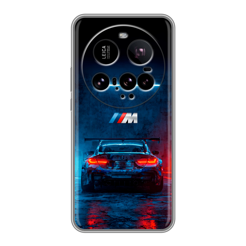 Силиконовый чехол на Xiaomi 15 Ultra с принтом BMW БМВ Силиконовый чехол на Xiaomi 15 Ultra с принтом BMW БМВ