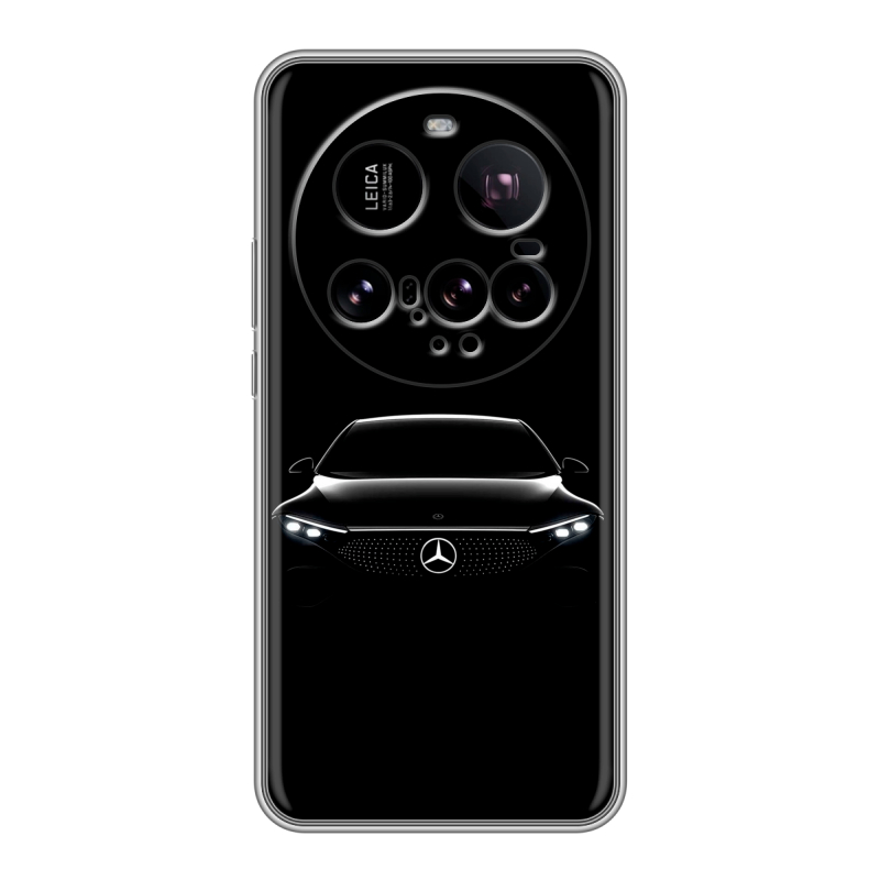 Силиконовый чехол на Xiaomi 15 Ultra с принтом Mercedes Мерседес Силиконовый чехол на Xiaomi 15 Ultra с принтом Mercedes Мерседес