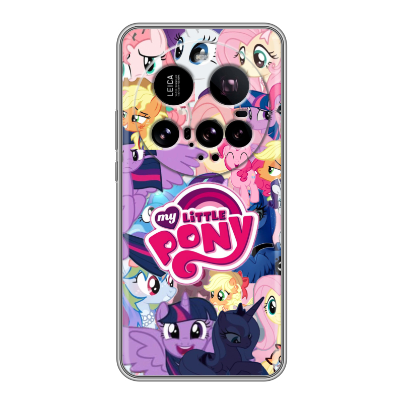 Силиконовый чехол на Xiaomi 15 Ultra с принтом My little pony Дружба чудо Силиконовый чехол на Xiaomi 15 Ultra с принтом My little pony Дружба чудо