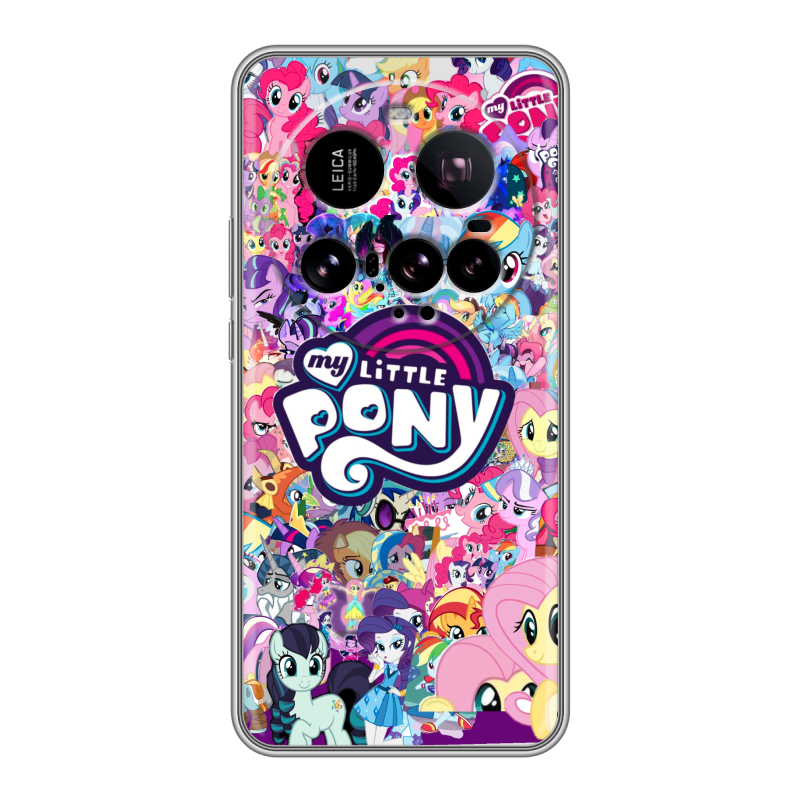 Силиконовый чехол на Xiaomi 15 Ultra с принтом My little pony Дружба чудо Силиконовый чехол на Xiaomi 15 Ultra с принтом My little pony Дружба чудо