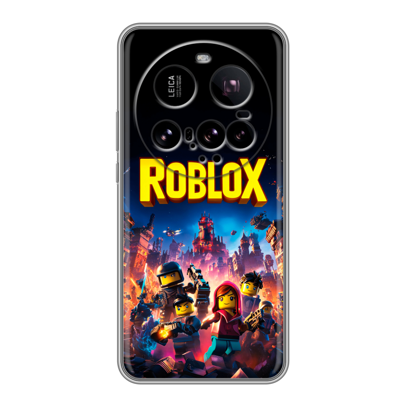 Силиконовый чехол на Xiaomi 15 Ultra с принтом Roblox Роблокс Силиконовый чехол на Xiaomi 15 Ultra с принтом Roblox Роблокс