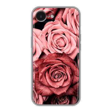Силиконовый чехол на Iphone 16e с принтом Цветы розы