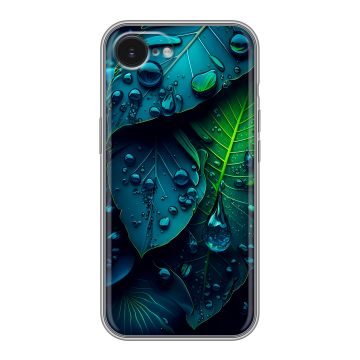 Силиконовый чехол на Iphone 16e с принтом Листья