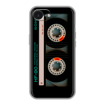 Силиконовый чехол на Iphone 16e с принтом Кассета Силиконовый чехол на Iphone 16e с принтом Кассета