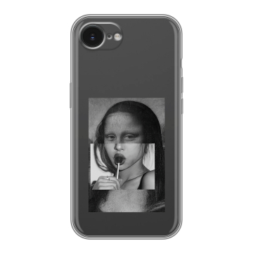 Силиконовый чехол на Iphone 16e с принтом Мона Лиза Силиконовый чехол на Iphone 16e с принтом Мона Лиза