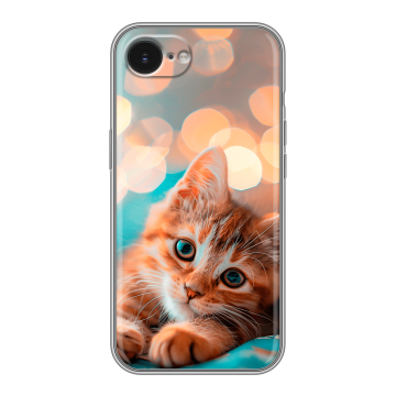 Силиконовый чехол на Iphone 16e с принтом котик Силиконовый чехол на Iphone 16e с принтом котик