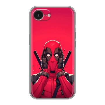 Силиконовый чехол на Iphone 16e с принтом Дедпул Deadpool Силиконовый чехол на Iphone 16e с принтом Дедпул Deadpool