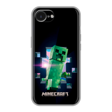 Силиконовый чехол на Iphone 16e с принтом Майнкрафт Minecraft