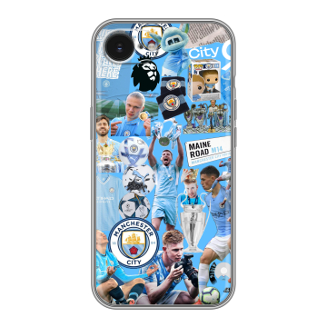 Силиконовый чехол на Iphone 16e с принтом Man City Манчестер Сити Силиконовый чехол на Iphone 16e с принтом Man City Манчестер Сити
