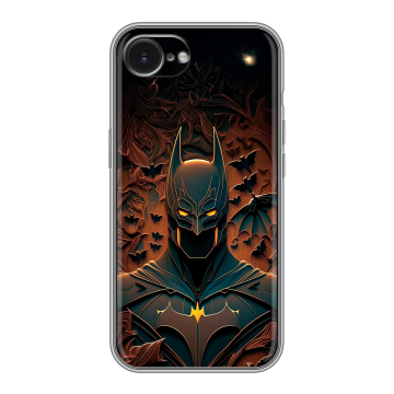 Силиконовый чехол на Iphone 16e с принтом Batman Бэтмен Силиконовый чехол на Iphone 16e с принтом Batman Бэтмен
