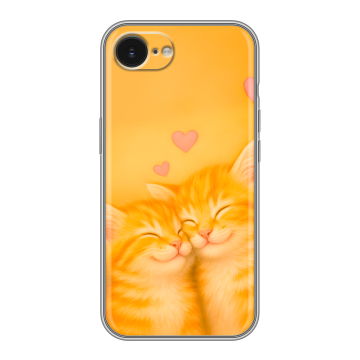 Силиконовый чехол на Iphone 16e с принтом Милые котята Силиконовый чехол на Iphone 16e с принтом Милые котята