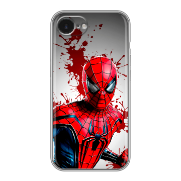 Силиконовый чехол на Iphone 16e с принтом Spiderman Человек паук Силиконовый чехол на Iphone 16e с принтом Spiderman Человек паук