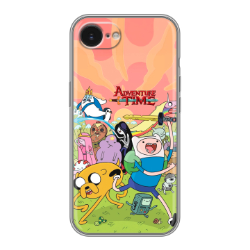 Силиконовый чехол на Iphone 16e с принтом Adventure time Время приключений Силиконовый чехол на Iphone 16e с принтом Adventure time Время приключений