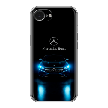 Силиконовый чехол на Iphone 16e с принтом Mercedes Мерседес