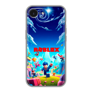 Силиконовый чехол на Iphone 16e с принтом Roblox Роблокс Силиконовый чехол на Iphone 16e с принтом Roblox Роблокс