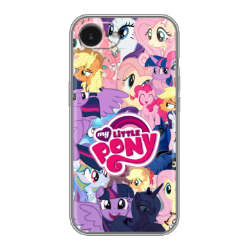 Силиконовый чехол на Iphone 16e с принтом My little pony Дружба чудо Силиконовый чехол на Iphone 16e с принтом My little pony Дружба чудо