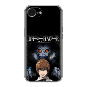 Силиконовый чехол на Iphone 16e с принтом Death note Тетрадь смерти Силиконовый чехол на Iphone 16e с принтом Death note Тетрадь смерти