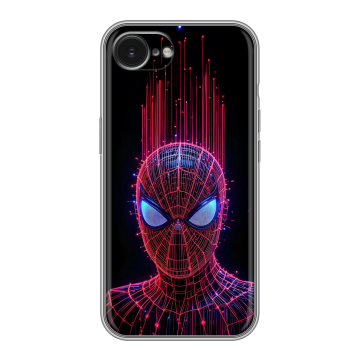 Силиконовый чехол на Iphone 16e с принтом Spiderman Человек паук