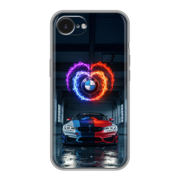 Силиконовый чехол на Iphone 16e с принтом BMW БМВ