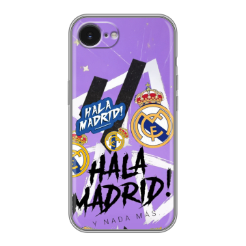 Силиконовый чехол на Iphone 16e с принтом Real Madrid Реал Мадрид