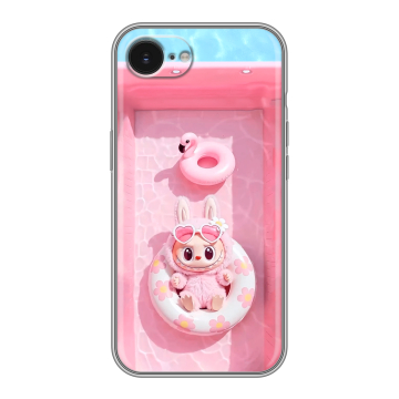 Силиконовый чехол на Iphone 16e с принтом Labubu Лабубу