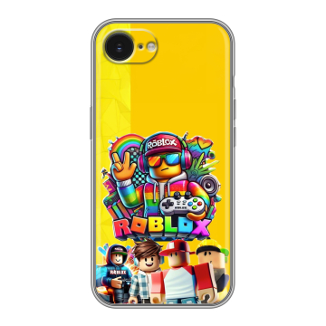 Силиконовый чехол на Iphone 16e с принтом Roblox Роблокс Силиконовый чехол на Iphone 16e с принтом Roblox Роблокс