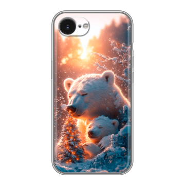 Силиконовый чехол на Iphone 16e с принтом Новый год Силиконовый чехол на Iphone 16e с принтом Новый год