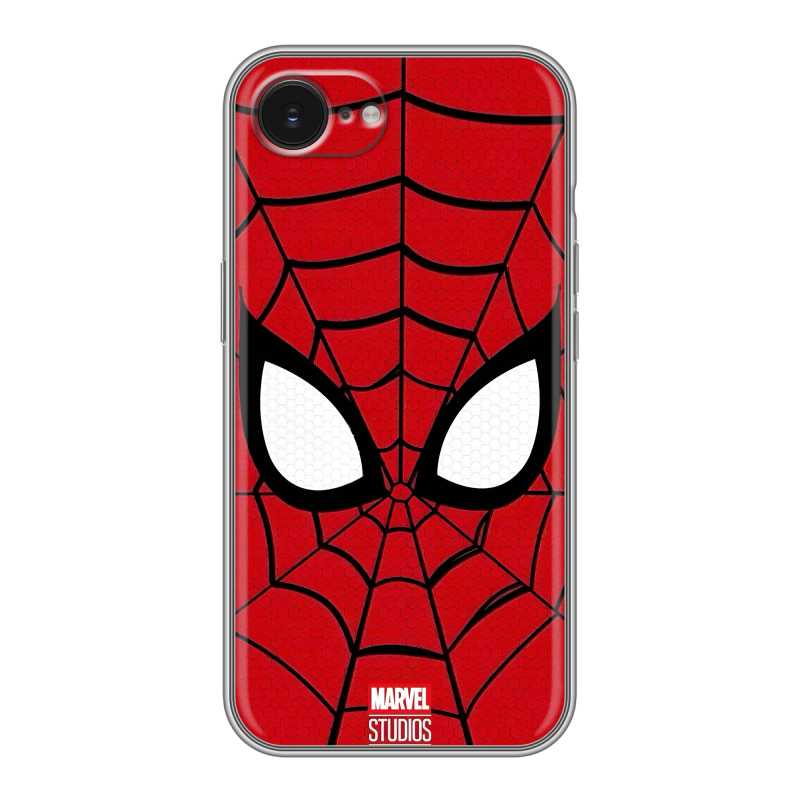 Силиконовый чехол на Iphone 16e с принтом человек паук spiderman Силиконовый чехол на Iphone 16e с принтом человек паук spiderman