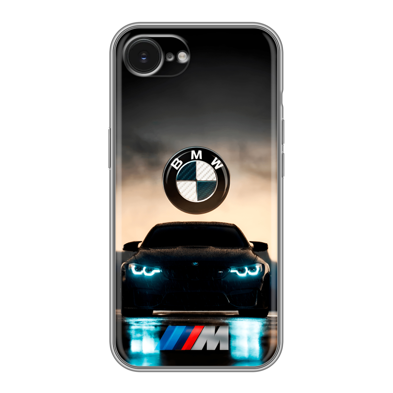Силиконовый чехол на Iphone 16e с принтом БМВ BMW Силиконовый чехол на Iphone 16e с принтом БМВ BMW