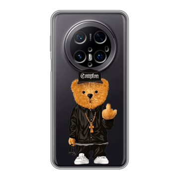 Силиконовый чехол на Huawei Mate 70 Pro с принтом Мишка Силиконовый чехол на Huawei Mate 70 Pro с принтом Мишка