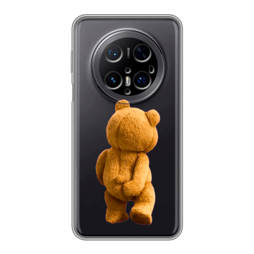 Силиконовый чехол на Huawei Mate 70 Pro с принтом Медведь