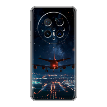 Силиконовый чехол на Huawei Mate 70 Pro с принтом самолет Силиконовый чехол на Huawei Mate 70 Pro с принтом самолет