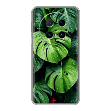 Силиконовый чехол на Huawei Mate 70 Pro с принтом Листья Силиконовый чехол на Huawei Mate 70 Pro с принтом Листья