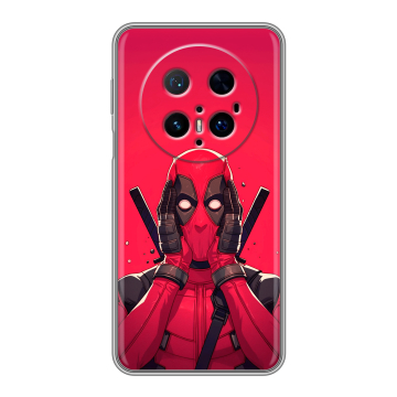 Силиконовый чехол на Huawei Mate 70 Pro с принтом Дедпул Deadpool