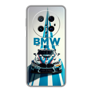 Силиконовый чехол на Huawei Mate 70 Pro с принтом БМВ BMW Силиконовый чехол на Huawei Mate 70 Pro с принтом БМВ BMW