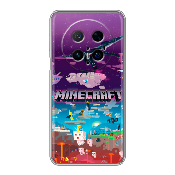 Силиконовый чехол на Huawei Mate 70 Pro с принтом Майнкрафт Minecraft Силиконовый чехол на Huawei Mate 70 Pro с принтом Майнкрафт Minecraft