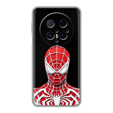 Силиконовый чехол на Huawei Mate 70 Pro с принтом человек паук spiderman