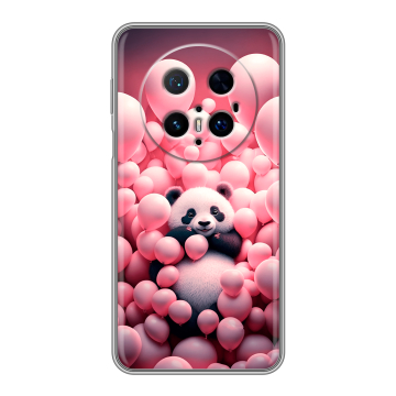 Силиконовый чехол на Huawei Mate 70 Pro с принтом Панда