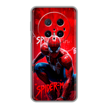 Силиконовый чехол на Huawei Mate 70 Pro с принтом Spiderman Человек паук