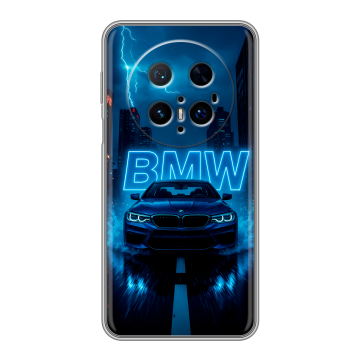 Силиконовый чехол на Huawei Mate 70 Pro с принтом BMW БМВ Силиконовый чехол на Huawei Mate 70 Pro с принтом BMW БМВ